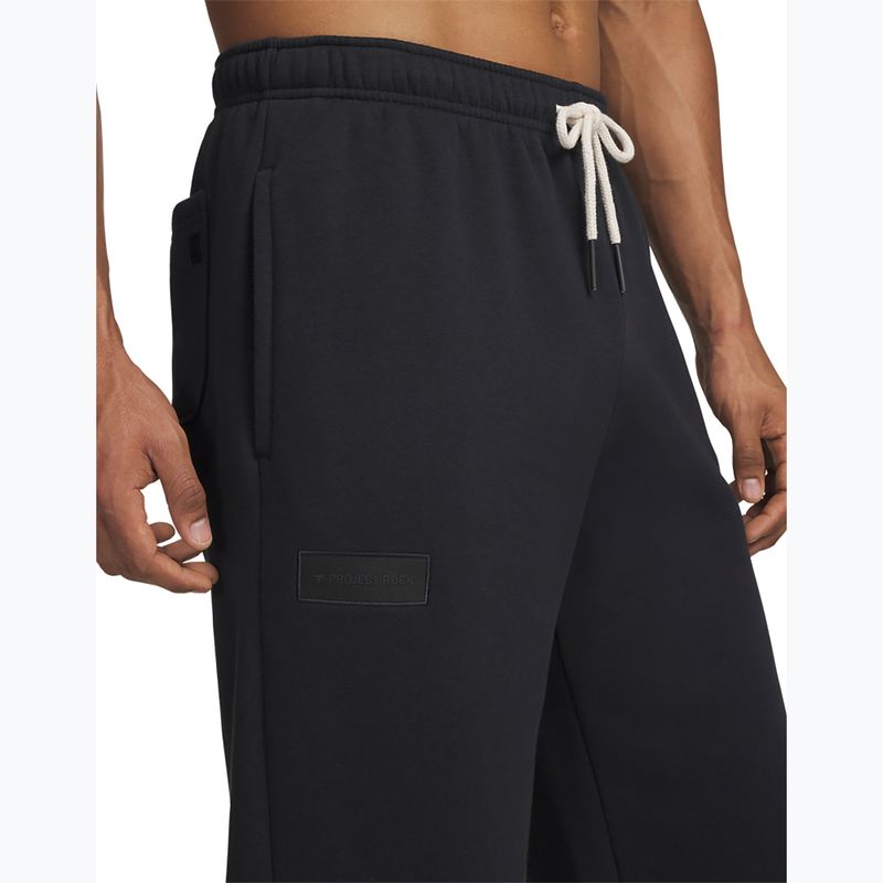 Штани для тренувань чоловічі Under Armour Project Rock Icon Jogger black/black 4
