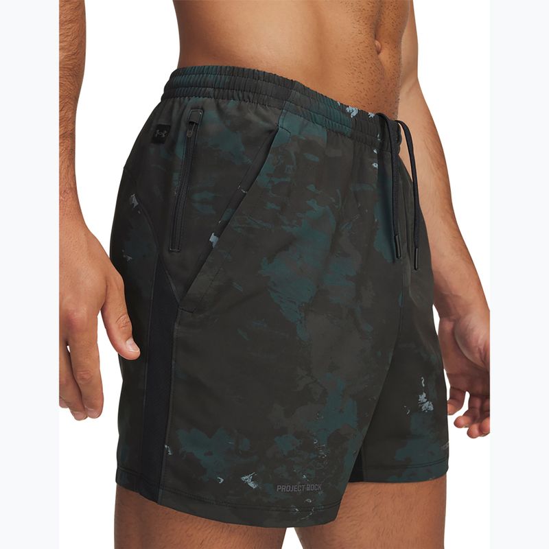 Шорти для тренувань чоловічі Under Armour Project Rock Ultimate black/castlerock 4