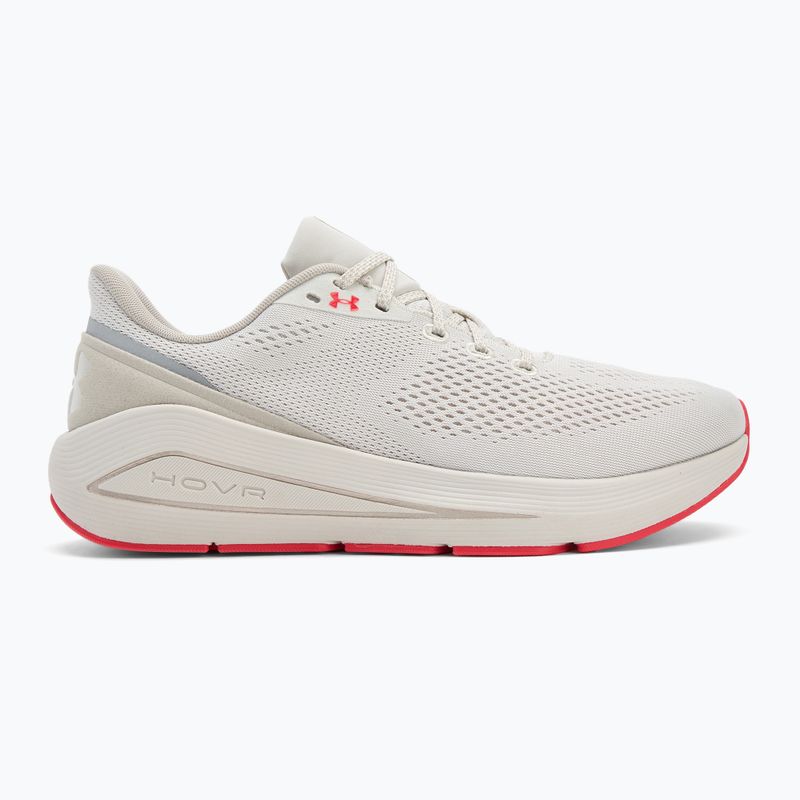 Кросівки для бігу чоловічі Under Armour Sonic 7 summit white/khaki base/racer red 2