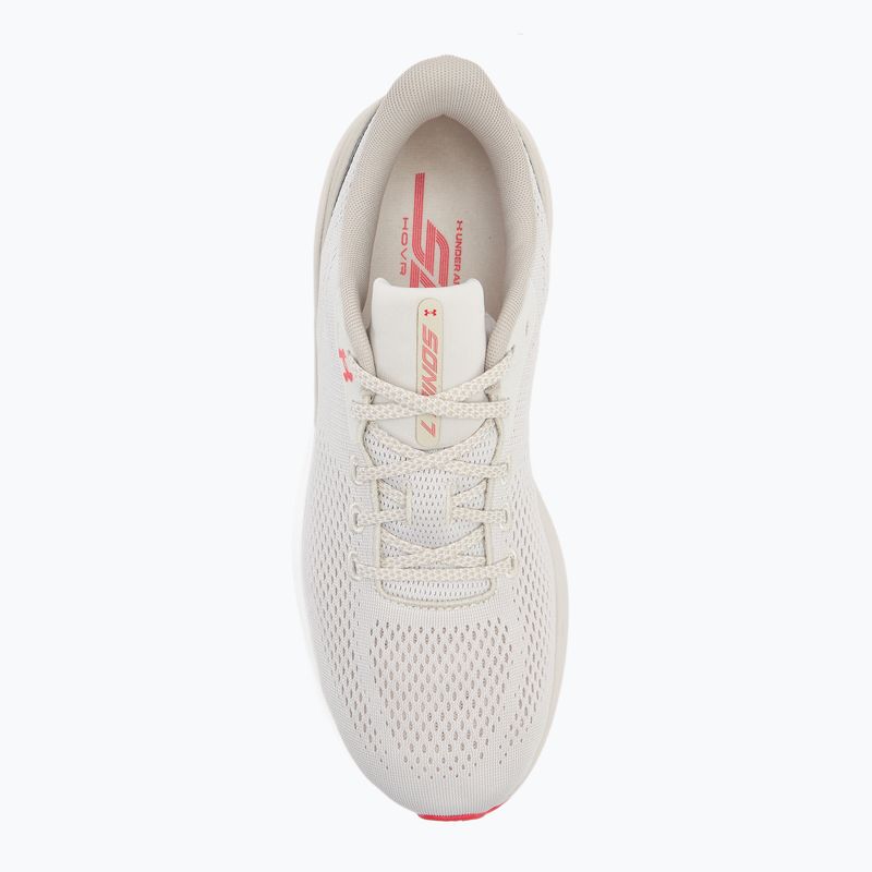 Кросівки для бігу чоловічі Under Armour Sonic 7 summit white/khaki base/racer red 5