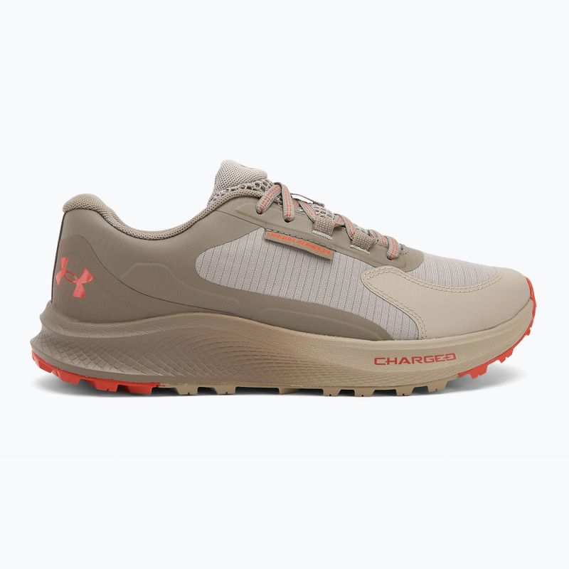 Чоловічі бігові кросівки Under Armour Charged Bandit Trail 3 timberwolf taupe/taupe dusk/surplus orange 2