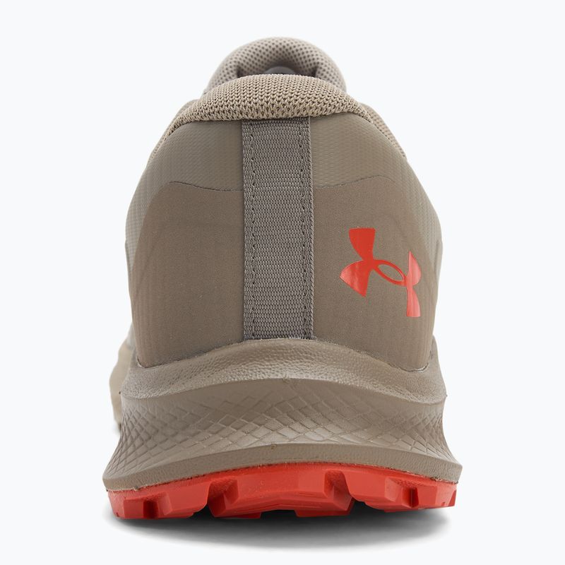 Кросівки для бігу чоловічі Under Armour Charged Bandit Trail 3 timberwolf taupe/taupe dusk/surplus orange 6