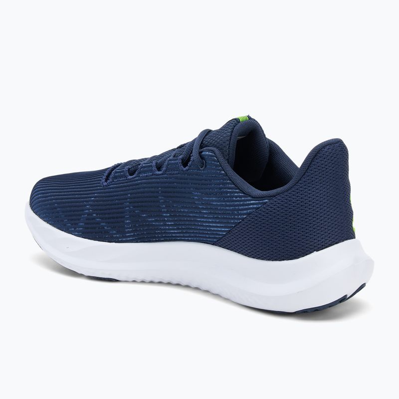 Кросівки для бігу чоловічі Under Armour Charged Speed Swift washed navy/black/high vis yellow 3