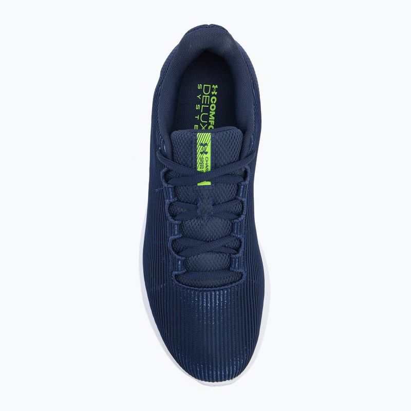 Кросівки для бігу чоловічі Under Armour Charged Speed Swift washed navy/black/high vis yellow 5