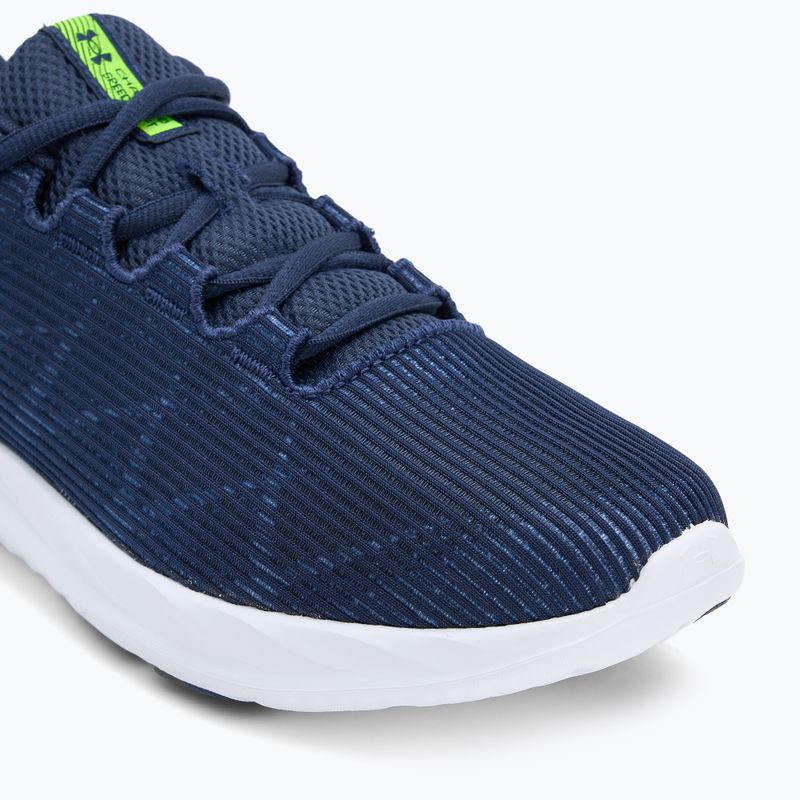 Кросівки для бігу чоловічі Under Armour Charged Speed Swift washed navy/black/high vis yellow 7