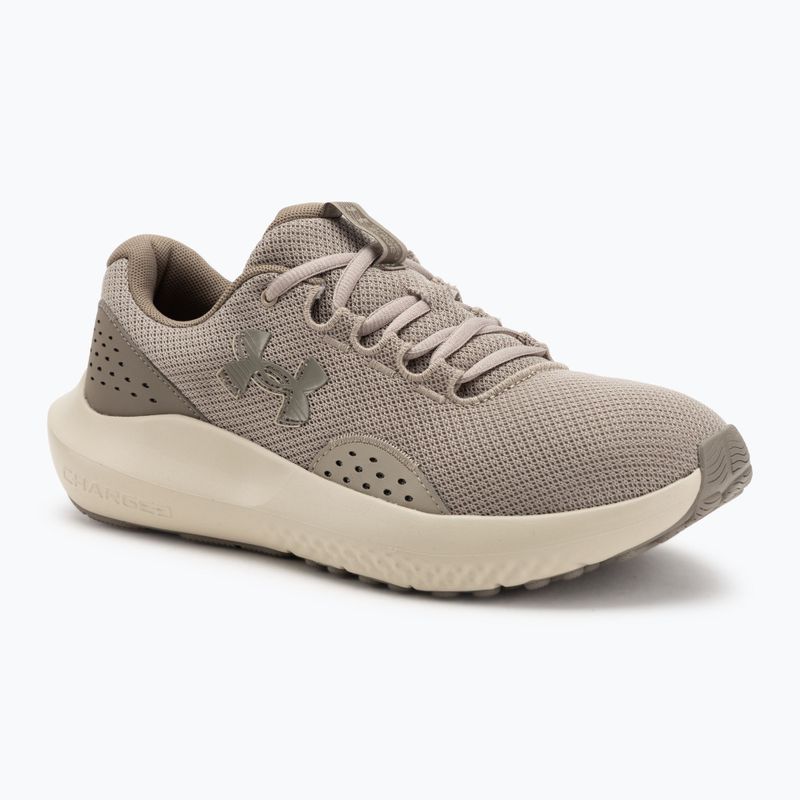 Чоловічі кросівки для бігу Under Armour Charged Surge 4 timberwolf taupe/taupe dusk/taupe dusk