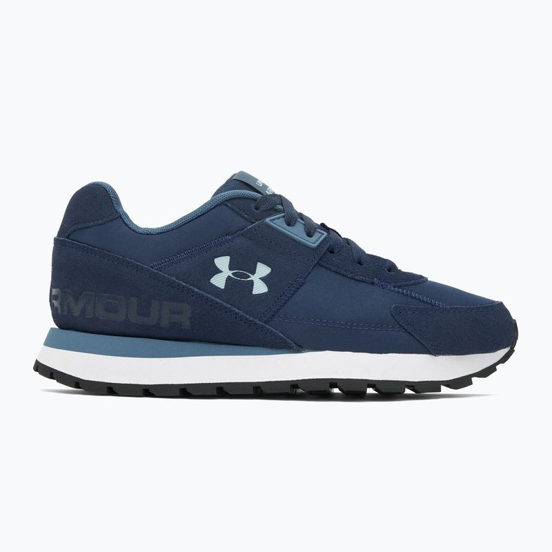 Кросівки для тренувань чоловічі Under Armour Essential Runner washed navy/nu blue/blue calm 2