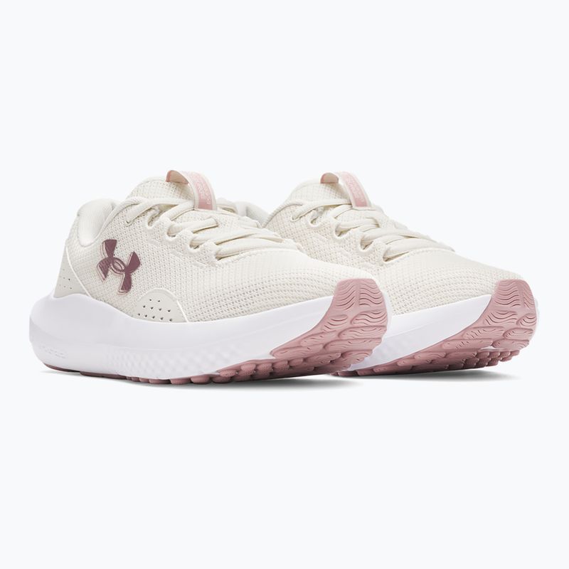 Жіночі бігові кросівки Under Armour Charged Surge 4 Summit White/Tourmaline Pink/Metallic Tourmaline Pink 2