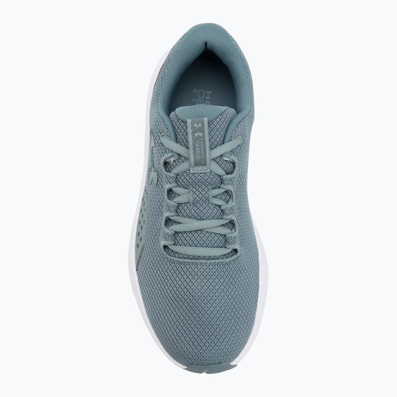 Чоловічі кросівки для бігу Under Armour Charged Surge 4 serpentine/jasper blue/jasper blue 5