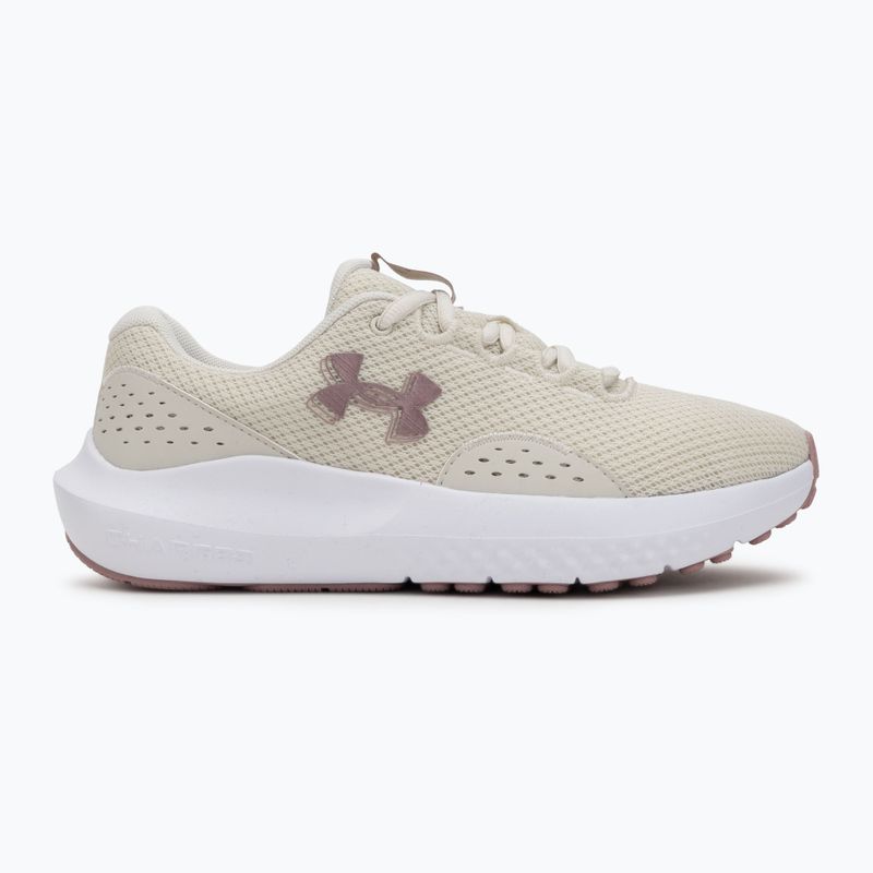 Жіночі бігові кросівки Under Armour Charged Surge 4 Summit White/Tourmaline Pink/Metallic Tourmaline Pink 2
