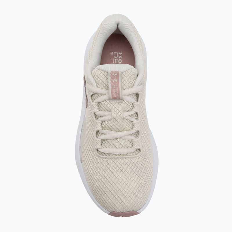 Кросівки для бігу жіночі Under Armour Charged Surge 4 summitwhite/touralinepink/metalltourmalinepink 5
