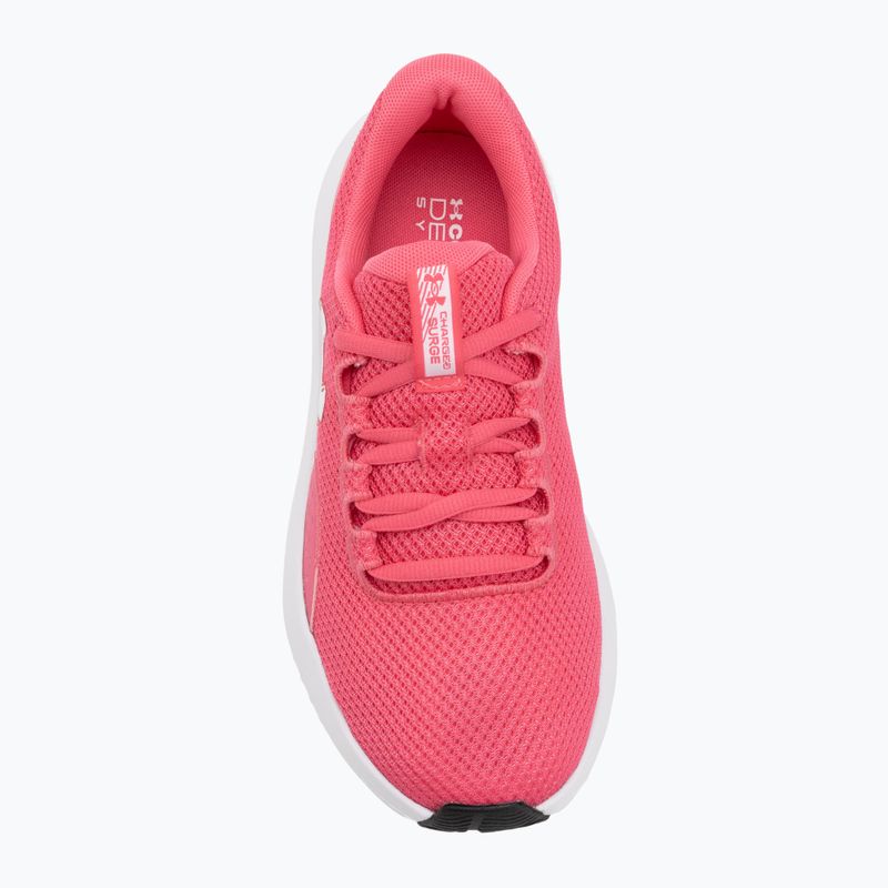 Кросівки для бігу жіночі Under Armour Charged Surge 4 super pink/super pink/white 5