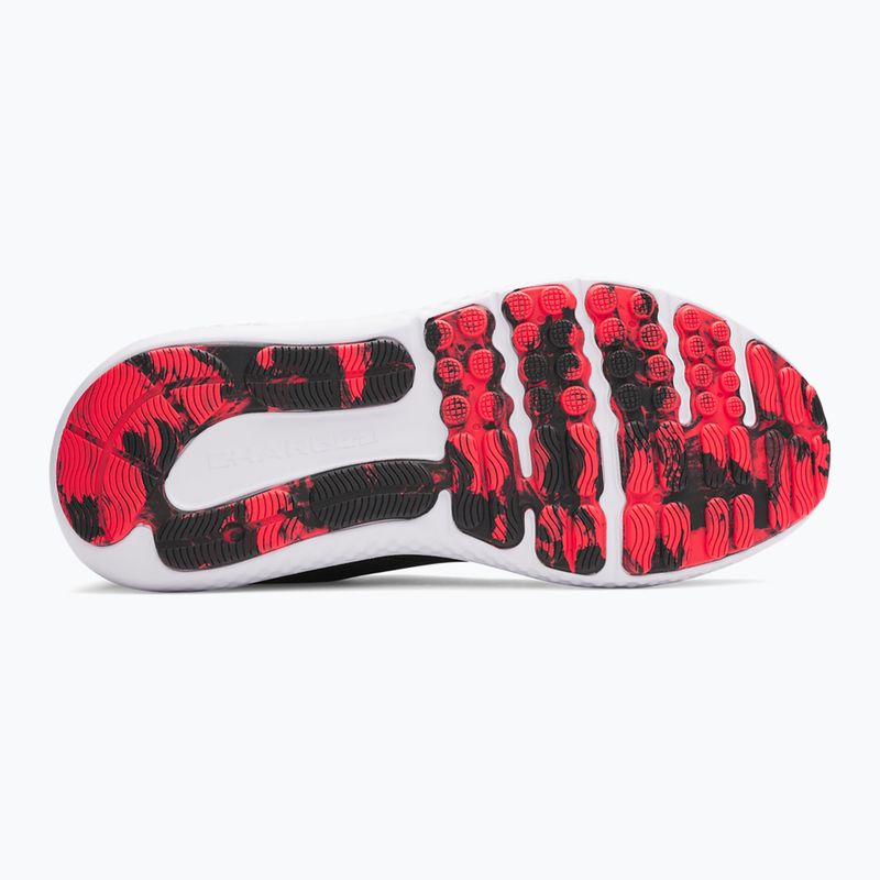 Чоловічі кросівки для бігу Under Armour Charged Surge 4 black/anthracite/racer red 3