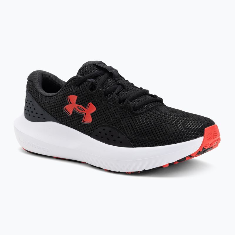 Чоловічі кросівки для бігу Under Armour Charged Surge 4 black/anthracite/racer red