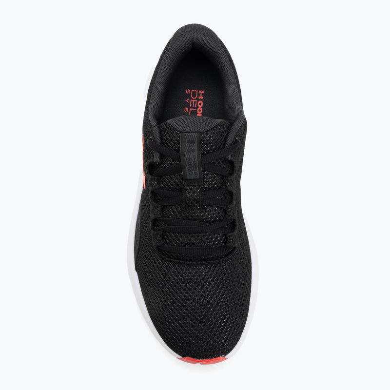 Чоловічі кросівки для бігу Under Armour Charged Surge 4 black/anthracite/racer red 5