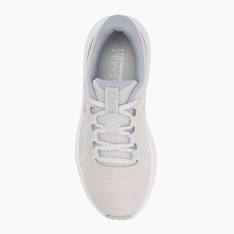 Кросівки для бігу жіночі Under Armour Charged Surge 4 halo gray/metallic silver/metallic silver 5