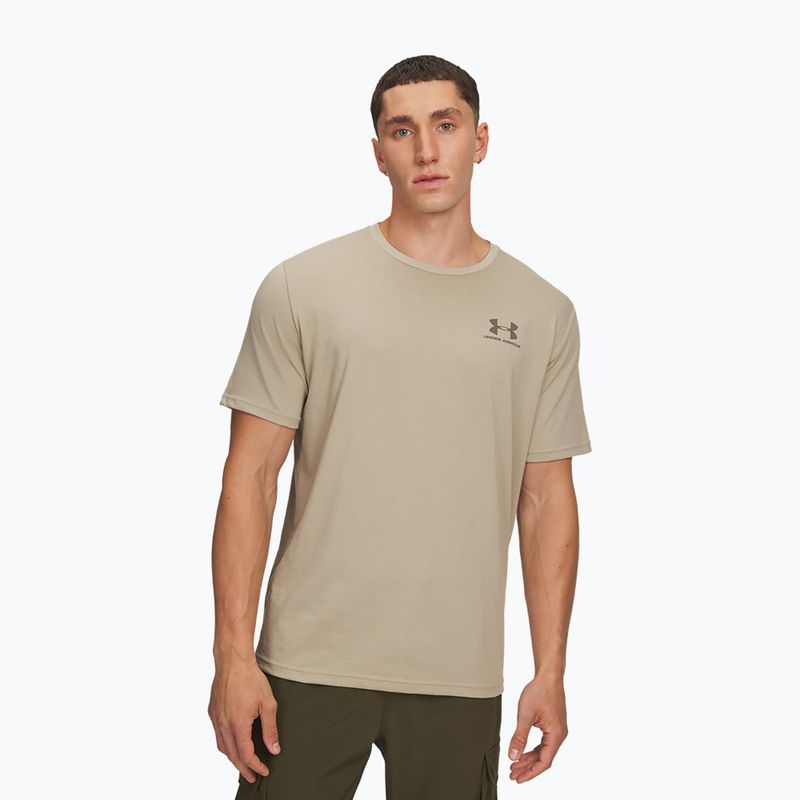 Чоловіча футболка Under Armour Sportstyle Left Chest city khaki/taupe dusk