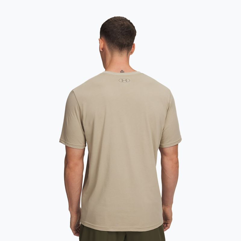 Чоловіча футболка Under Armour Sportstyle Left Chest city khaki/taupe dusk 2