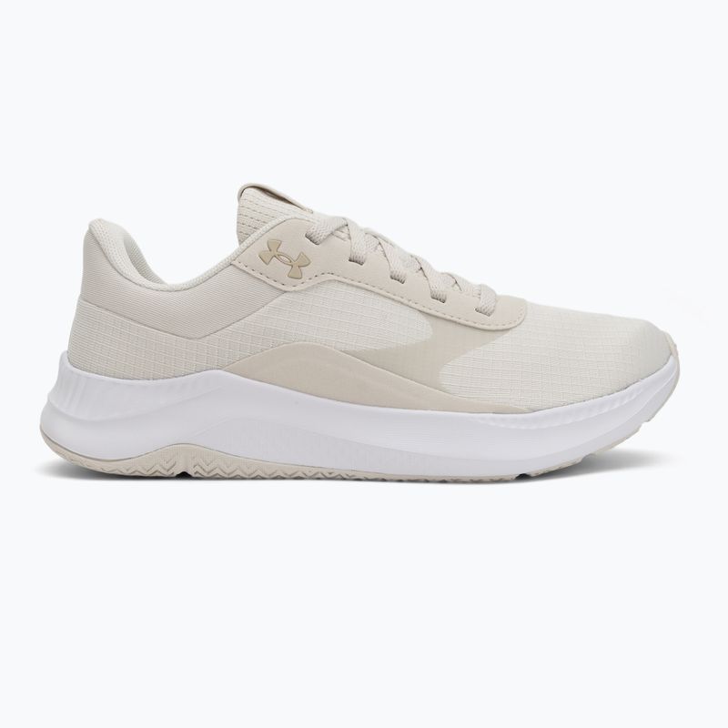 Кросівки для тренувань жіночі Under Armour Aurora 3 summit white/white/khaki base 2