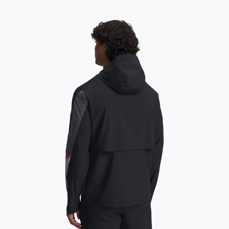Куртка для бігу чоловіча Under Armour Velociti Storm Hooded black/castlerock/reflective 2