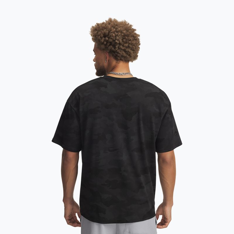 Футболка для тренувань чоловіча Under Armour HTW Athletic Dept AOP black/white 2