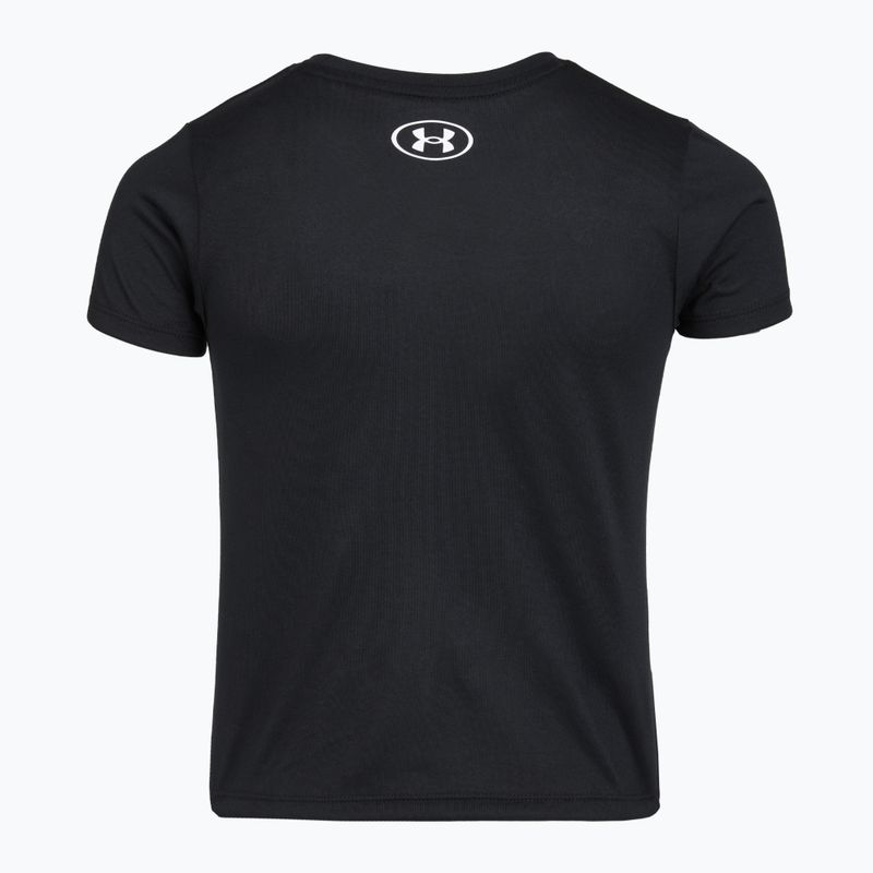 Футболка для тренувань дитяча Under Armour Tech SSC SS black/white 2