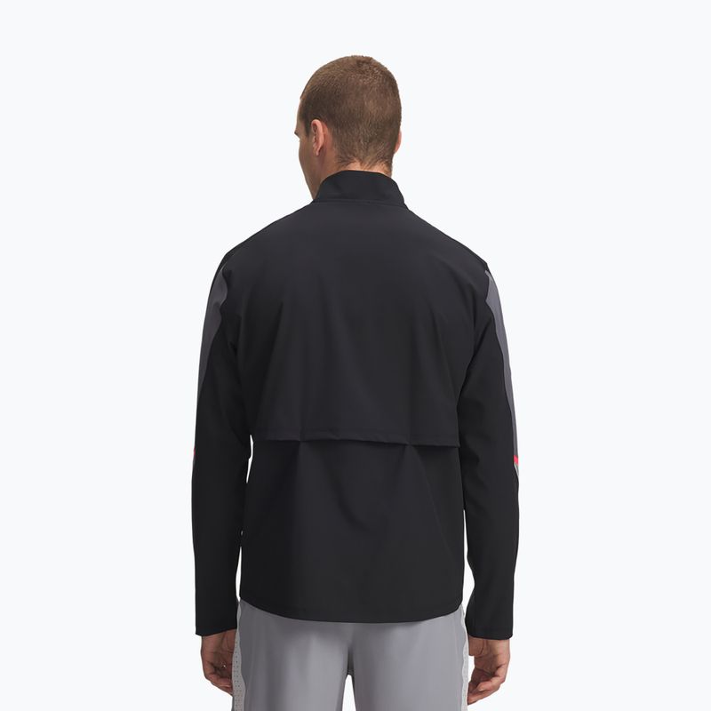 Куртка для бігу чоловіча Under Armour Velociti Storm black/castlerock/reflective 2
