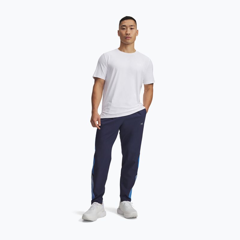 Штани для бігу чоловічі Under Armour Velociti Storm washed navy/blue atlantis/reflective 2