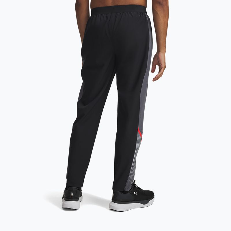Штани для бігу чоловічі Under Armour Velociti Storm black/castlerock/reflective 3
