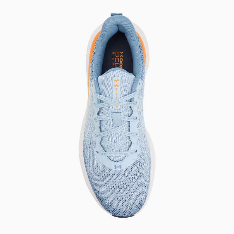 Кросівки для бігу чоловічі Under Armour Infinite blue calm/blue smoke/squad orange 5