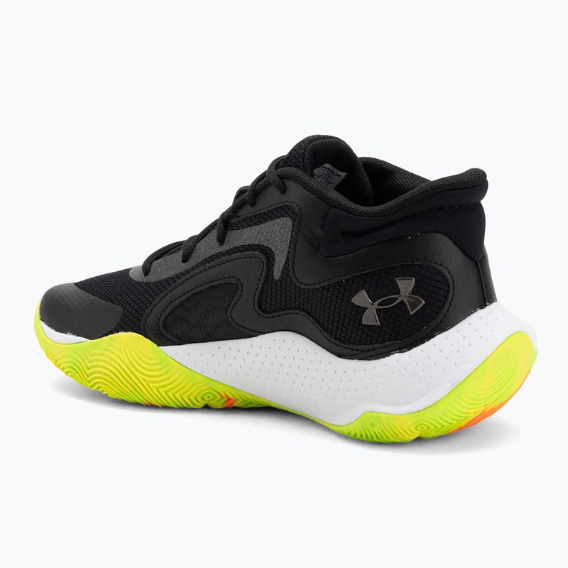 Кросівки баскетбольні Under Armour Jet '25 black/metallic black 3