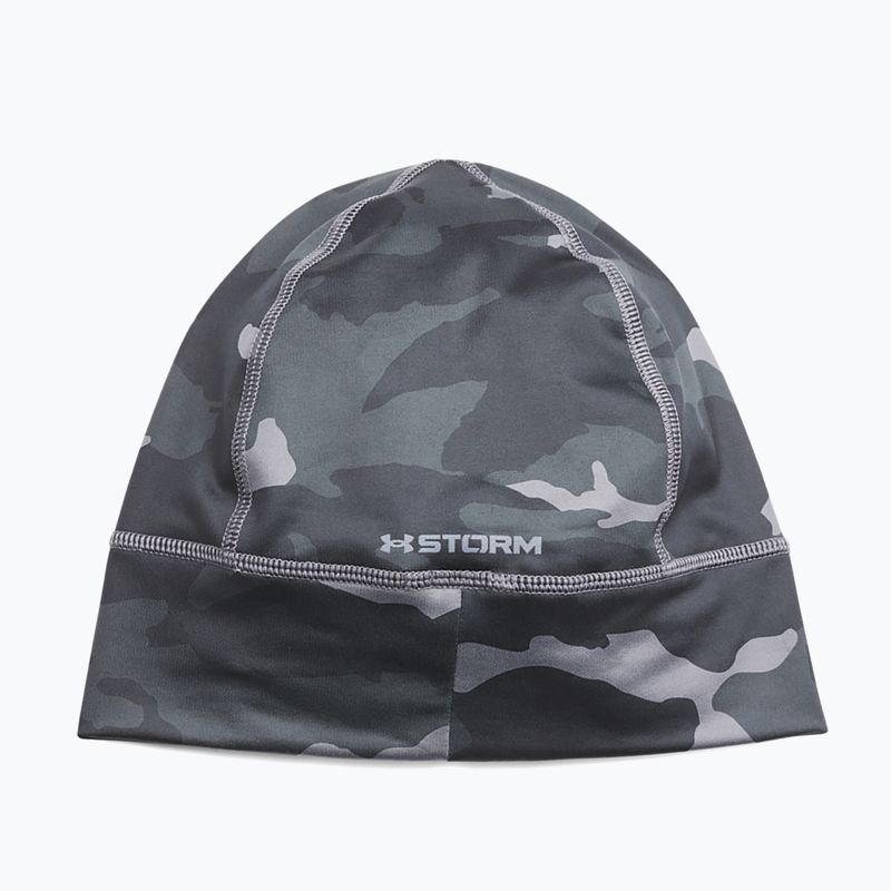 Шапка для бігу чоловіча Under Armour Storm Men'S Storm Launch Beanie castlerock/black 2
