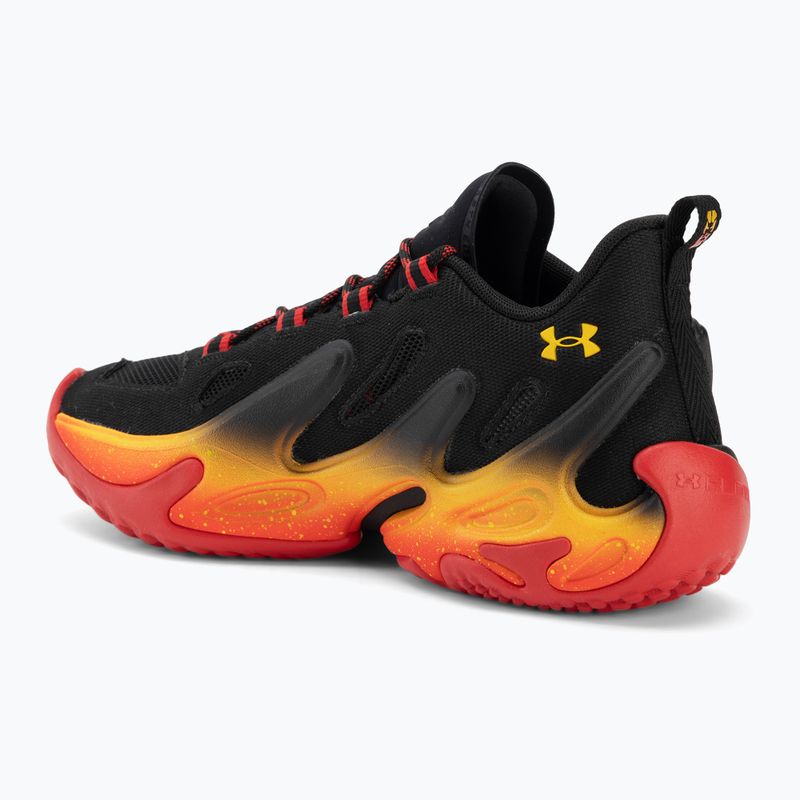 Кросівки баскетбольні Under Armour Curry 13 black/red/campus gold 3