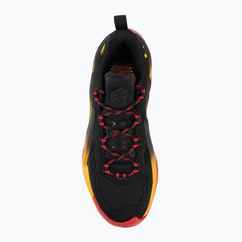 Кросівки баскетбольні Under Armour Curry 13 black/red/campus gold 5
