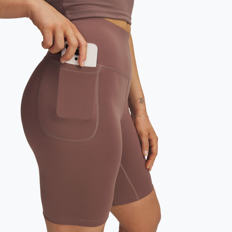 Жіночі тренувальні шорти Under Armour Motion Bike EMEA sierra taupe/white 4