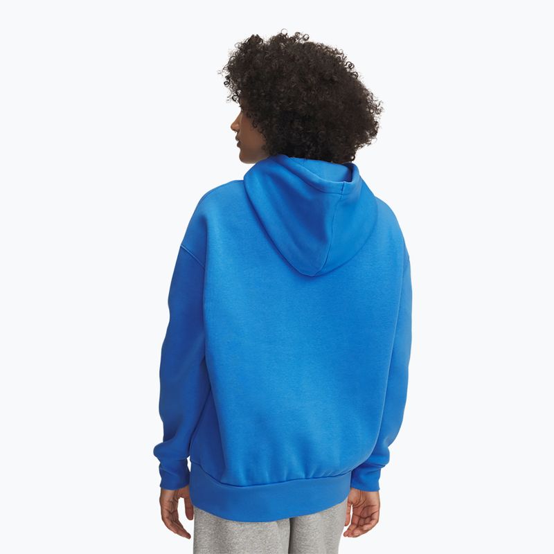 Жіноче худі Under Armour Icon Fleece Hoodie синій атлантичний/білий 2