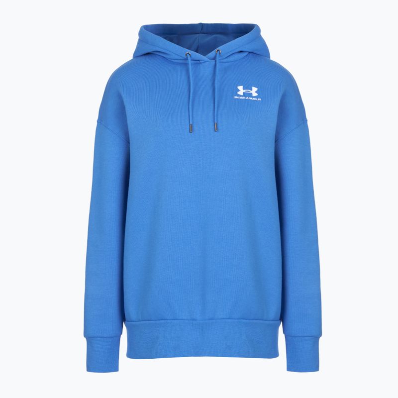 Кофта жіноча Under Armour Icon Fleece Hoodie blue atlantis/white 4