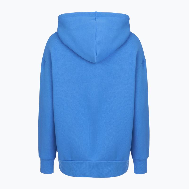 Кофта жіноча Under Armour Icon Fleece Hoodie blue atlantis/white 5