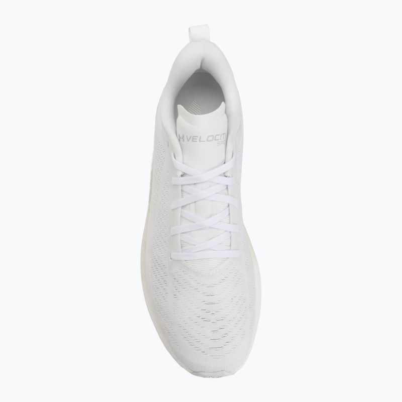 Кросівки для бігу чоловічі Under Armour Velociti SPD white/arden green/campus gold 5