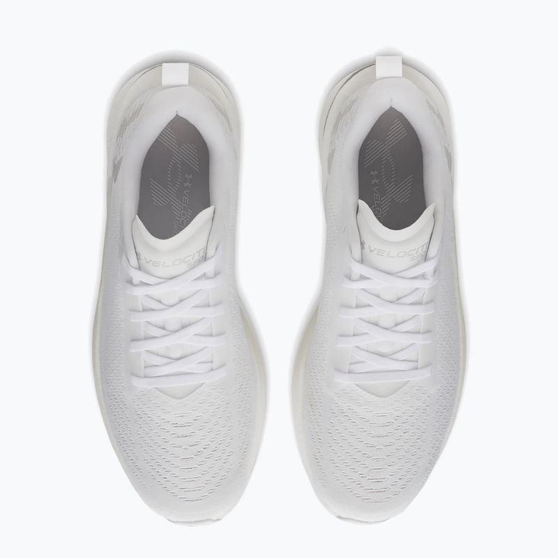 Кросівки для бігу чоловічі Under Armour Velociti SPD white/arden green/campus gold 5