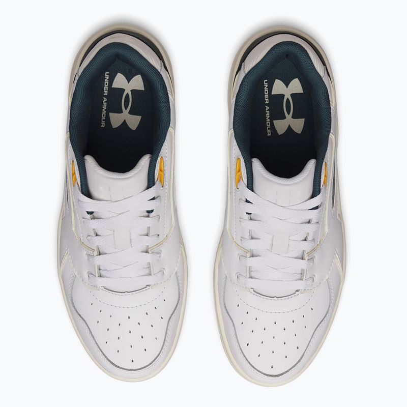 Кросівки для тренувань чоловічі Under Armour Flex white/stone/arden green 4