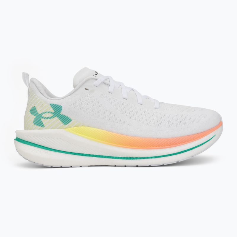 Кросівки для бігу жіночі Under Armour Velociti SPD white/orange bloc/metallic silver 2