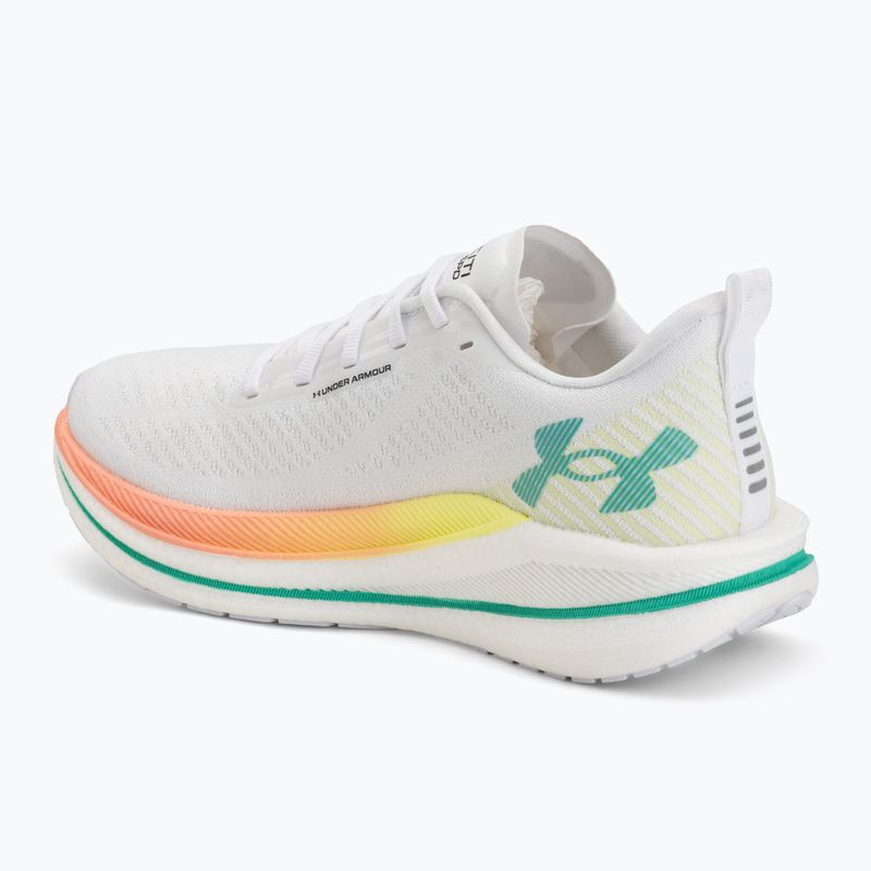 Кросівки для бігу жіночі Under Armour Velociti SPD white/orange bloc/metallic silver 3