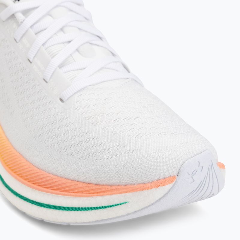 Кросівки для бігу жіночі Under Armour Velociti SPD white/orange bloc/metallic silver 7