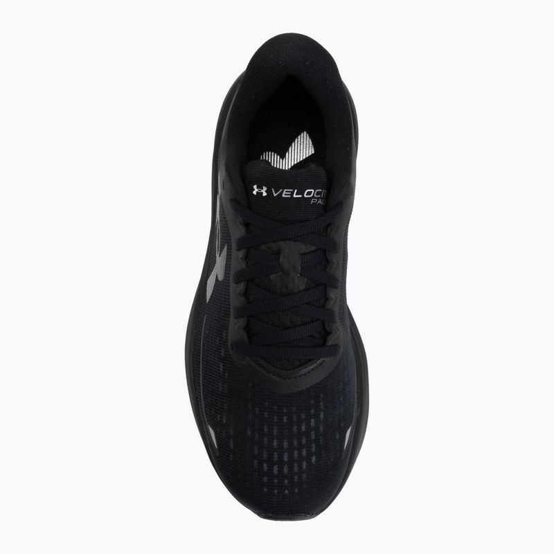 Кросівки для бігу чоловічі Under Armour Velociti Pace black/black/metallic silver 5