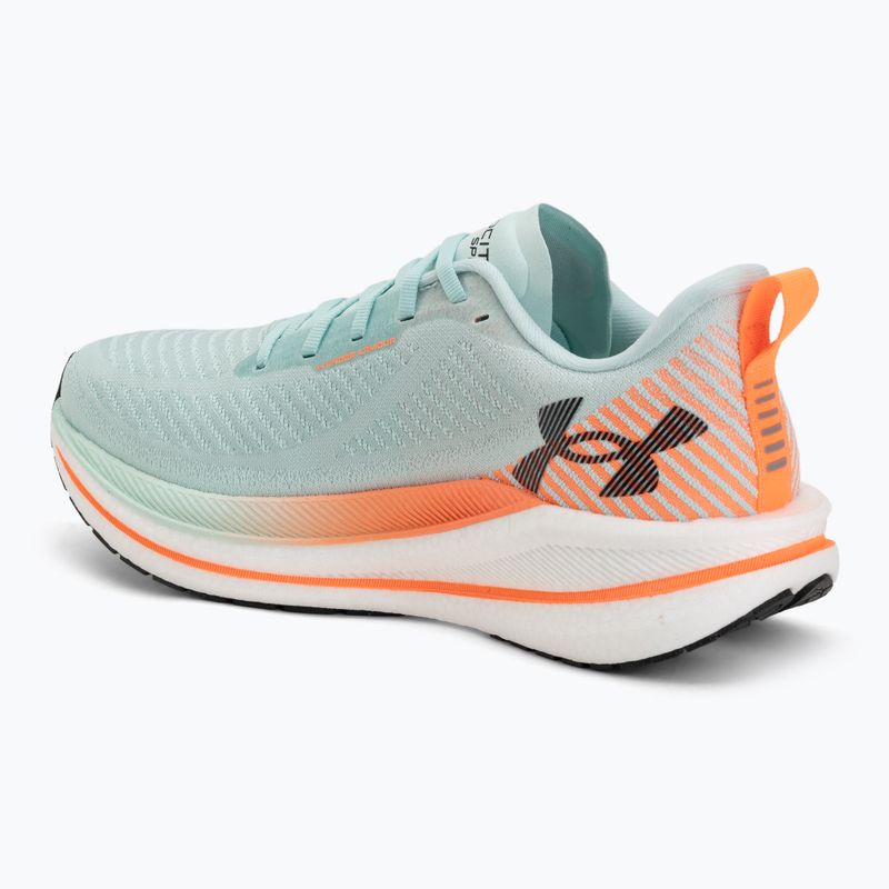 Кросівки для бігу чоловічі Under Armour Velociti SPD refresh mint/electric tangerine/mod gray 3