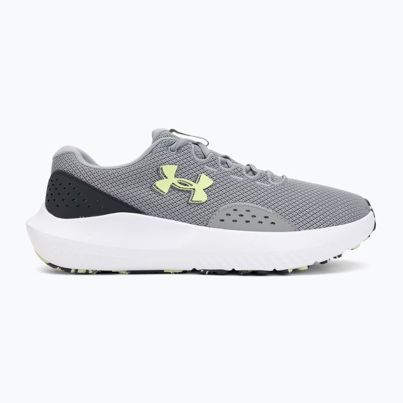 Кросівки для бігу чоловічі Under Armour Charged Surge 4 steel/steel/black 2