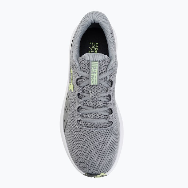 Кросівки для бігу чоловічі Under Armour Charged Surge 4 steel/steel/black 5