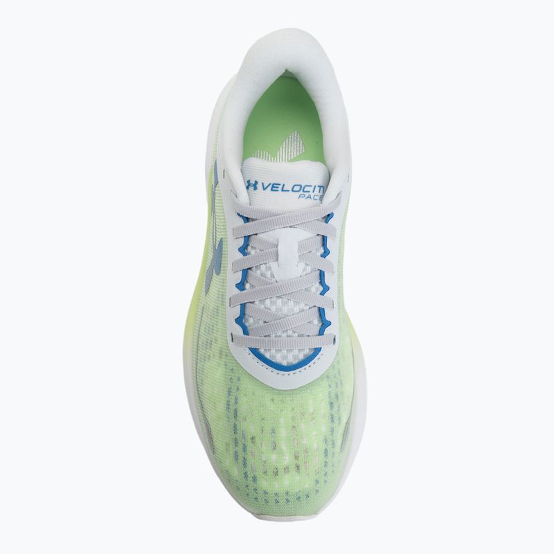 Кросівки для бігу чоловічі Under Armour Velociti Pace lumos lime/white/capri 5