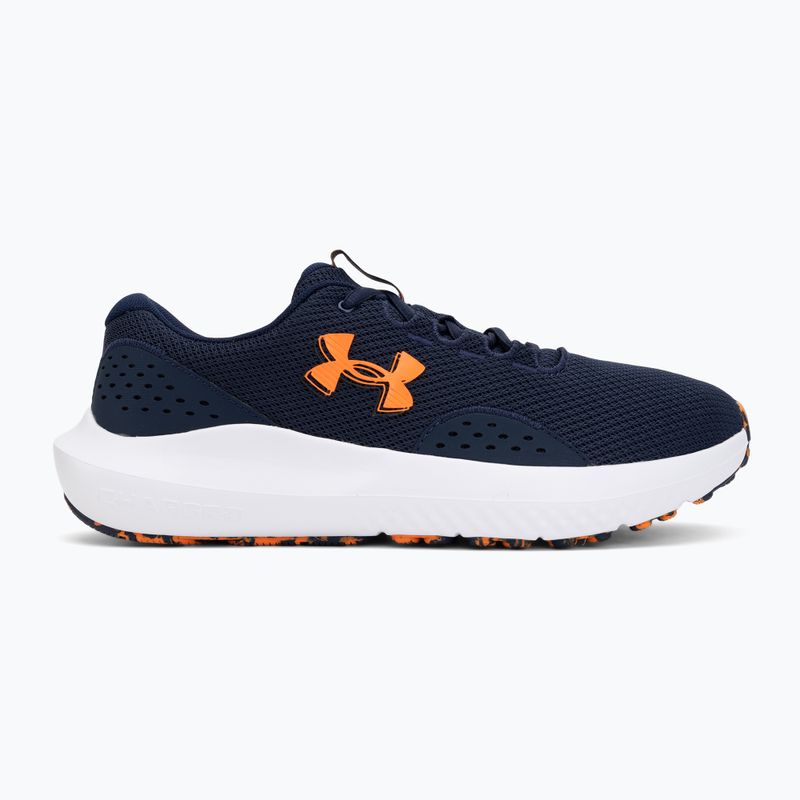 Кросівки для бігу чоловічі Under Armour Charged Surge 4 midnight navy/midnight navy/white 2